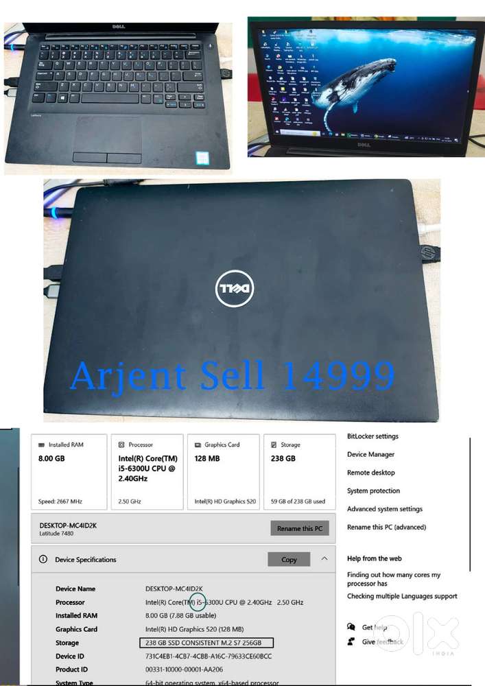 I5 LAPTOP SSD CARD