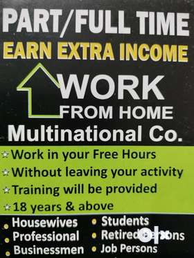 MNC Expanding,Earn extra Income, Work Part/Full Time, Training provided, Students,Job Person, Profes...