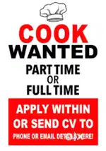 Need cook for south indian and north indian food