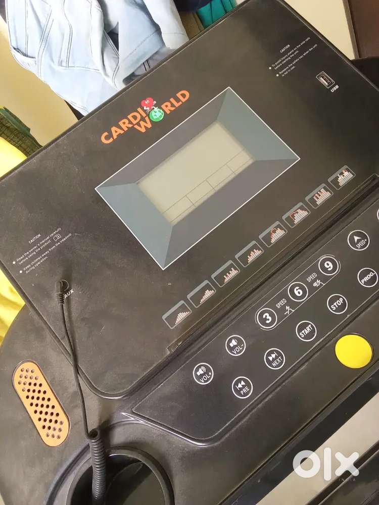 Treadmill cardio World 140 kgs capacity