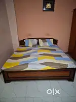 strong & durable teak wood double bed for Sale
