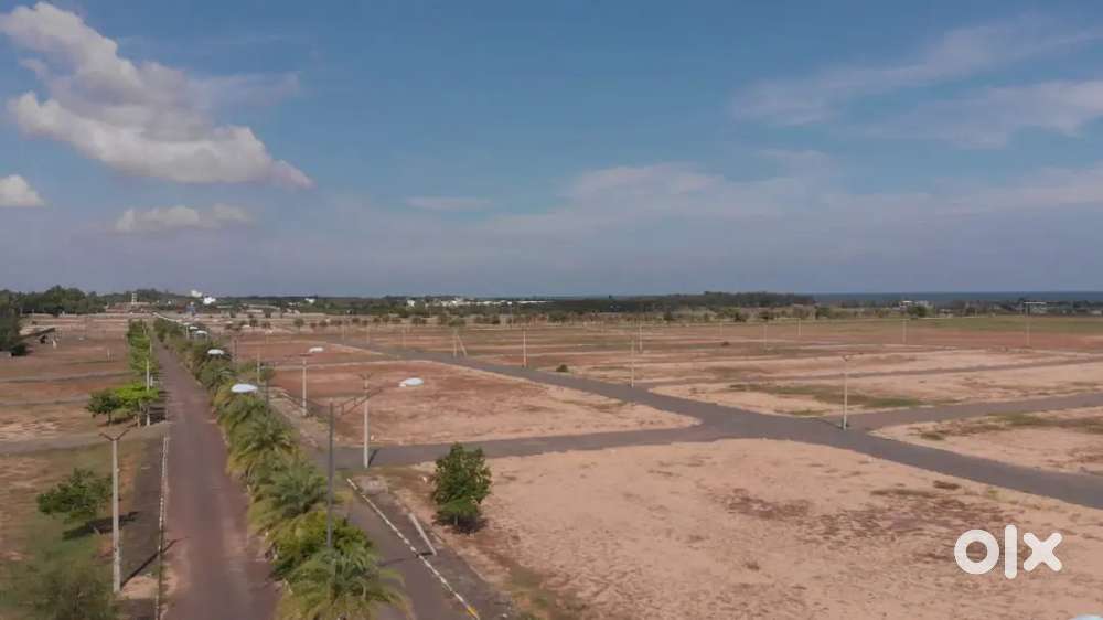 Beach view resale plot available near marakanam