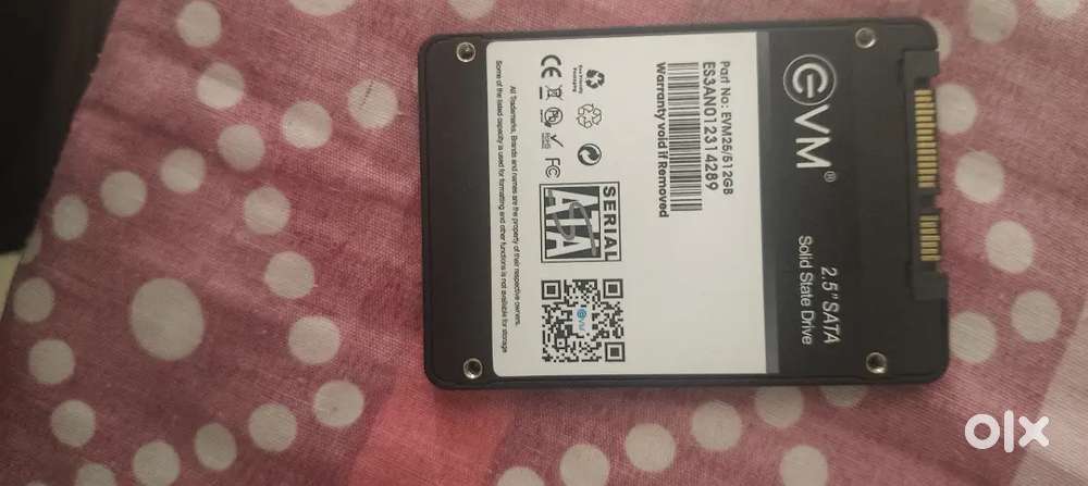 EVM 512GB 2.5-inch SATA Internal Solid State Drive (SSD).