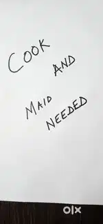 Needed maid come cook