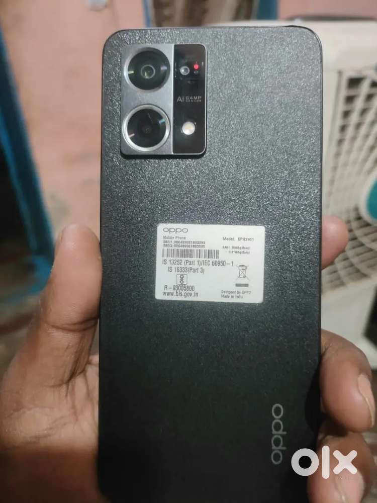 Oppo f21s pro, 33.4gb /128gb, model CPH 2461, battery 4500mah,ram 8gb