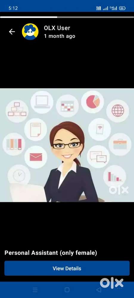 Office assistant and receptionist