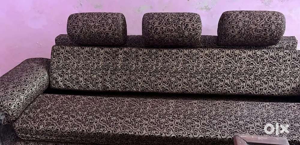 Sofa cum bed and single sofa
