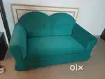3+2+2 sofa with center table + 2 puffy