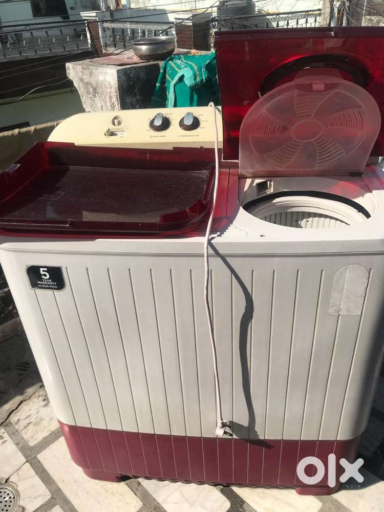 New condition washing machine,warranty exist for 1-2 years