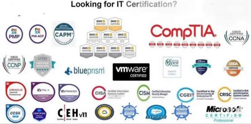 PMP CERTIFICATIONS AVAILABLE AND ALSO OTHER CERTIFICATIONS