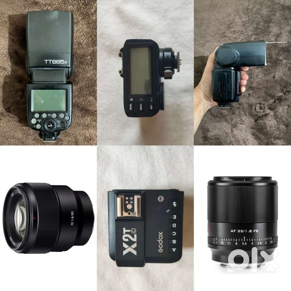 Sony & Viltrox Lenses + Godox Flash & Trigger (Canon)