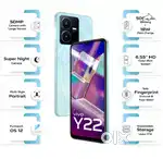 Vivo y 22 4gb ram 64 gb rom rate 3000