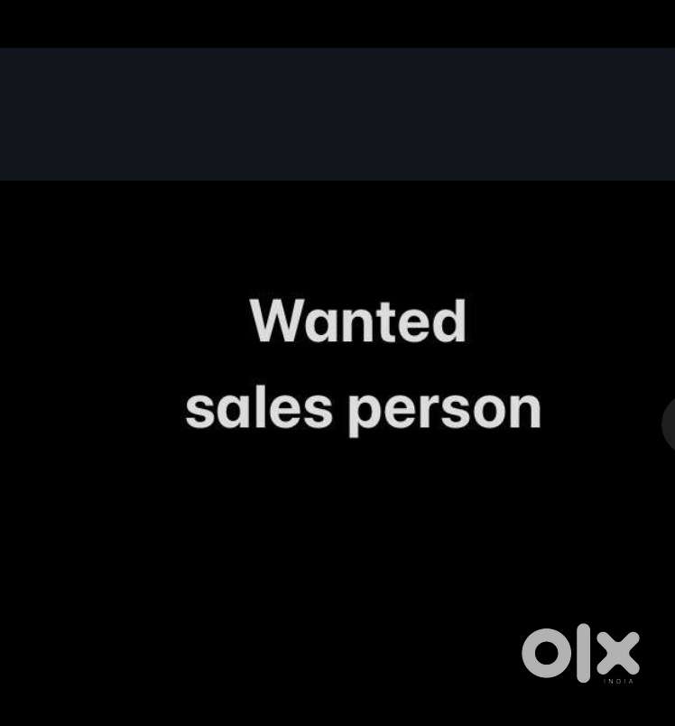 Vacany for sales person for field marketing