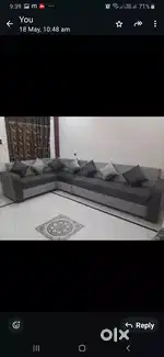 sofa set with skauch
