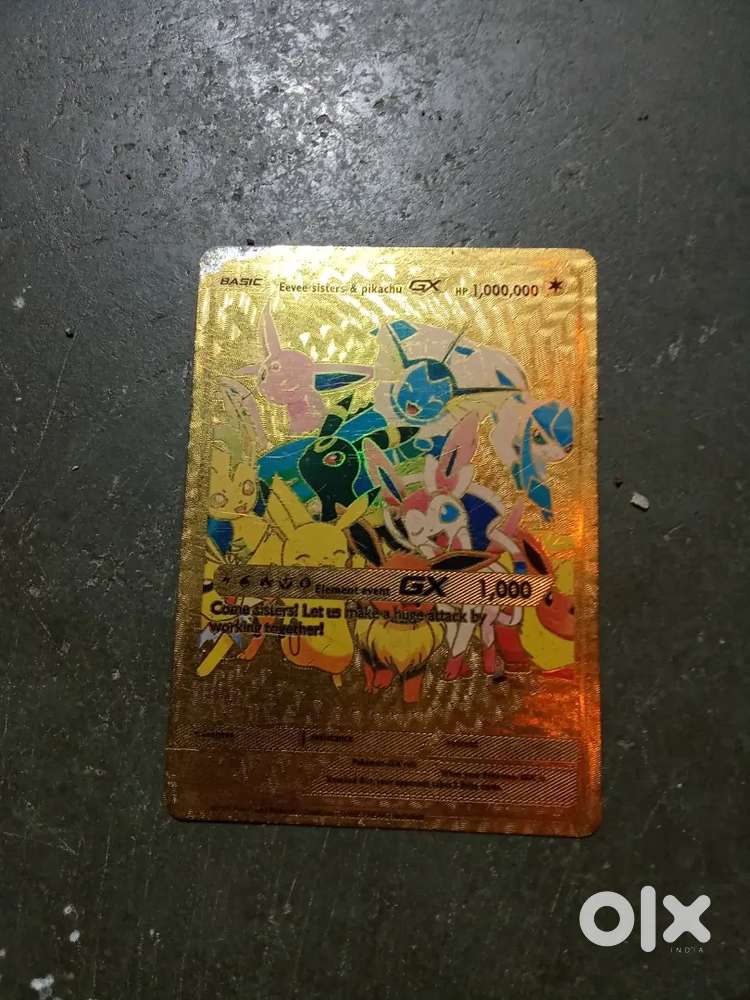 Pokemon card golden edition