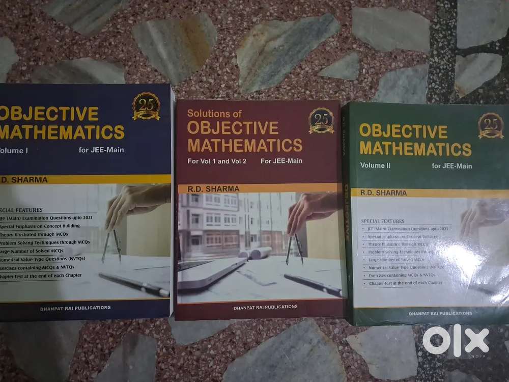 R.D. Sharma Objective Mathematics vol 1&2 with solution