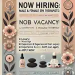Spa Therapist Jobs - Male & Female Staff Required