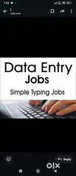 Need Data Entry Oprater Male or Female Urgent Requirement Good package