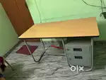 Strong Office/Study Table with Storage Drawers – Good Condition