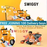 FREE JOINING 100 Delivery boys Swiggy Food Delivery jobs