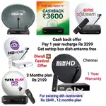 AIRTEL DTH ! TATÀ ! SUNDIRECT ! PLÀY ! DISHTV ! VIDEOCON D2H ! LED TV