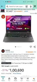Lenovo LOQ 2024 13th Gen Core i7-13650HX