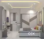 फलेट शोरूम में वुडन फर्नीचर ओर ओल वकॅ सॉल्यूशन