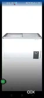 Voltas 320 GSL Glass Top Hori Deep Freezer 34000 ka lya tha .