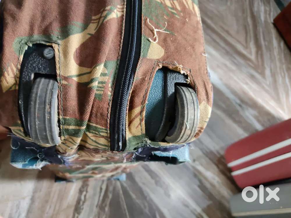 Briefcase purple colour large size with with wheels