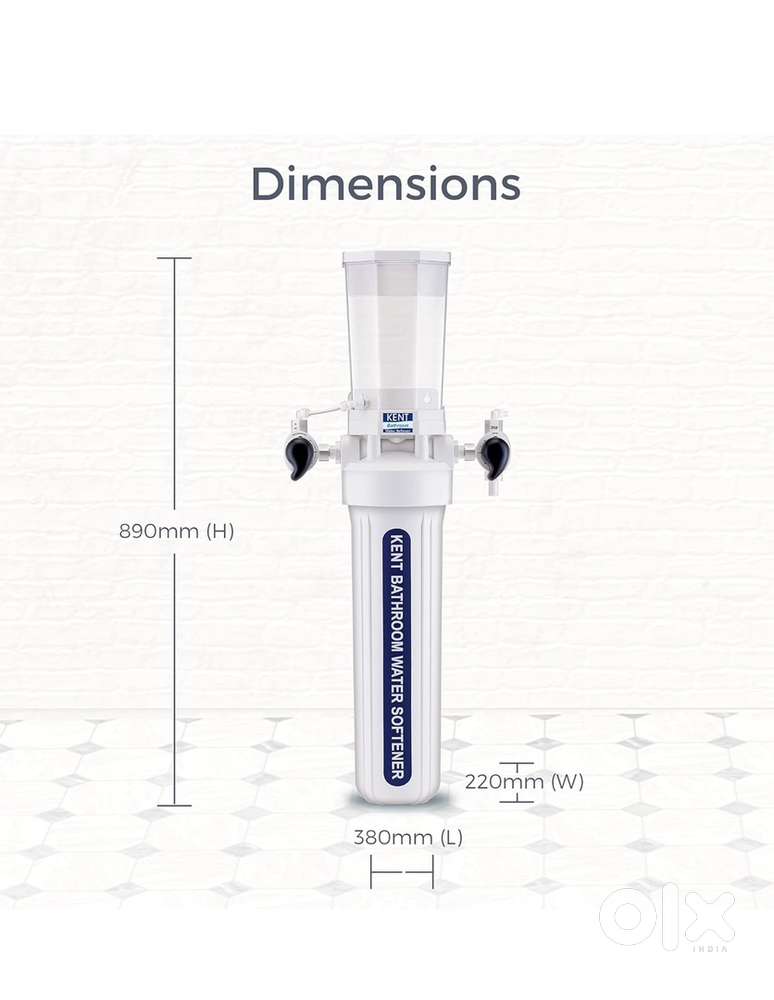 KENT Bathroom Water Softener 5.5-Litre