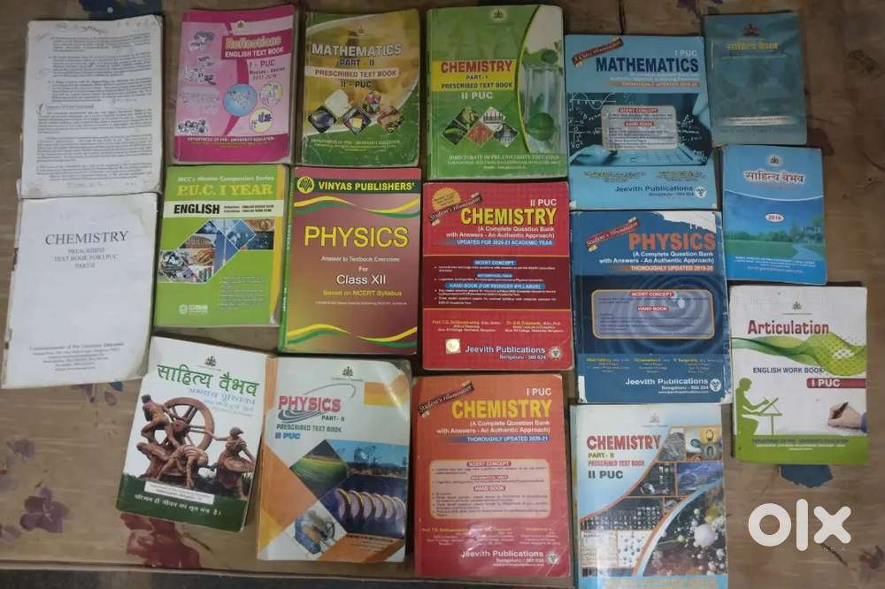 Class 11th and 12th science text books