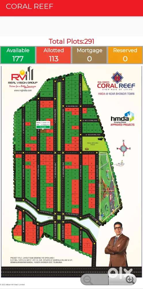 Hmda plots for sale rera approved projects loan available