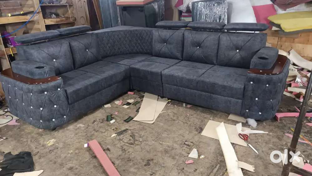 L shape sofa luxury model