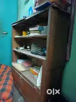 Wooden shelf 2000, Fridge Stand 1000, single bed 2000