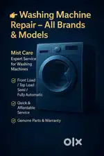 Need washing machine repair in Kochi? We fix all brands & models