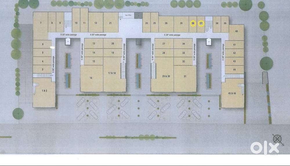 Merged 2 Shops on Third Floor