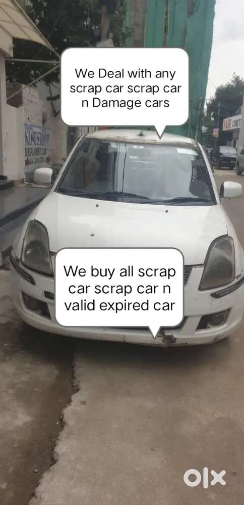 We Deal with any scrap car n valid expired cars n unused cars