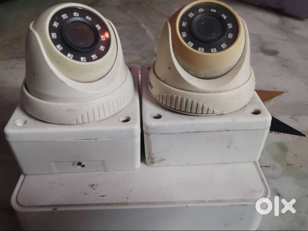 USED 2 HIKVISION CCTV CAMERA WITH 500GB HARD DISK AND INSTALLATION