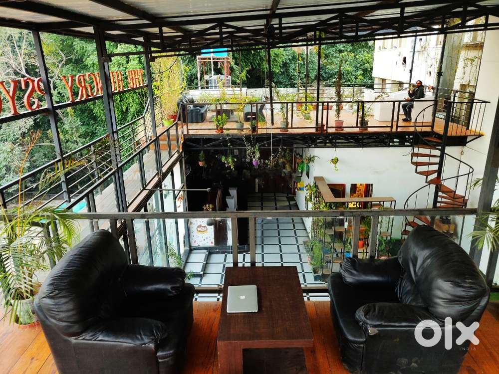 Premium Duplex Rooftop Restaurant for Lease-Parking + Complete setup