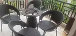 Balcony Table Chair Set – 4 Chair + 1 Table