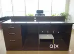 Premium Wooden Computer Table - Strong Wood and a Premium Marble Top