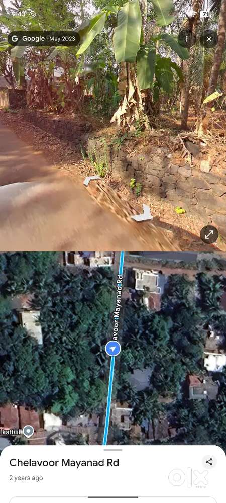 15.5 cents house plot in Chelavoor 500mts from highway on mayanad rd