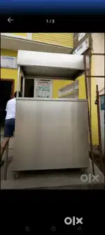 Full stainless steel street food counter