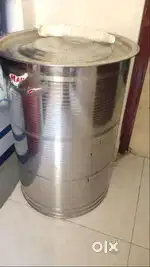STEEL DRUM 100 LTRS CAPACITY WITH STEEL LID