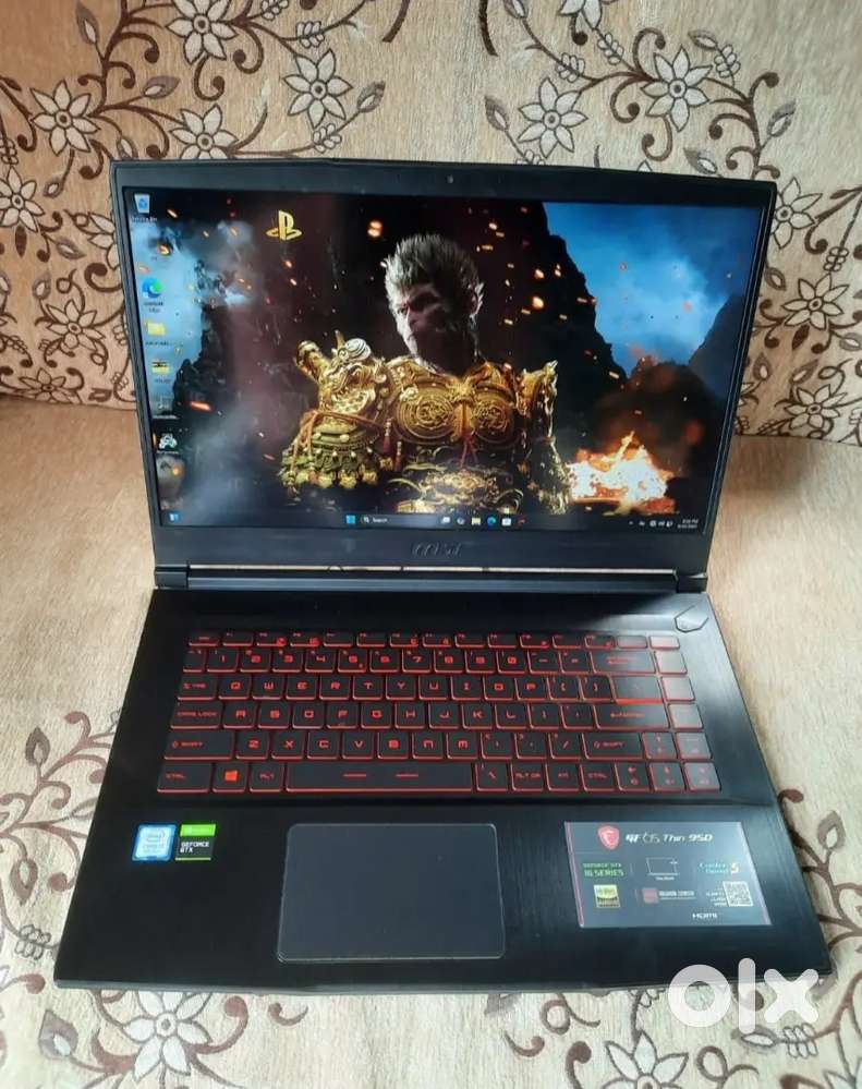 I5 9th Gen MSI Gaming laptop - 8 GB Ram - 1 TB HDD - 128 GB SSD
