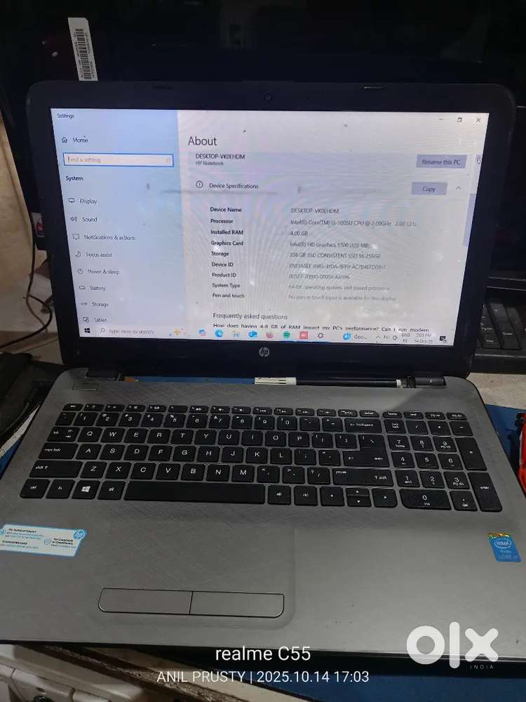 Hp i3 Laptop