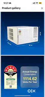 Votas 1.5 ton AC  5 star with inverter