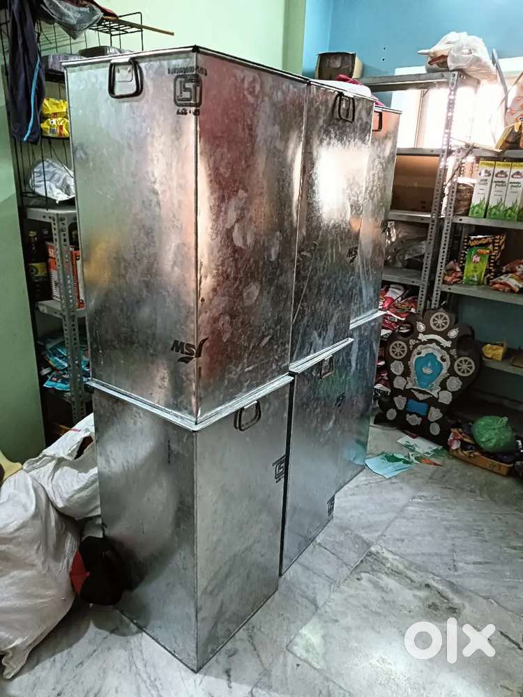 Unused Square Drum For Shop & House hold use