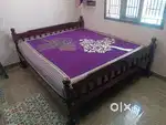KING SIZE TEAK COT