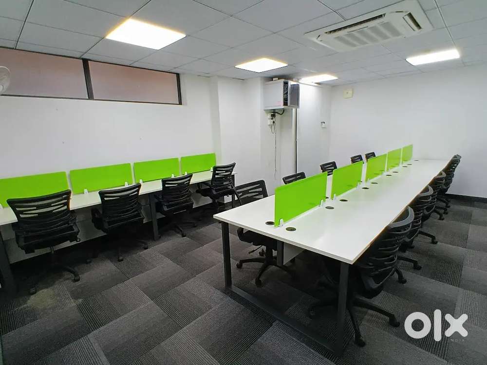 19 seater office with boss cabin